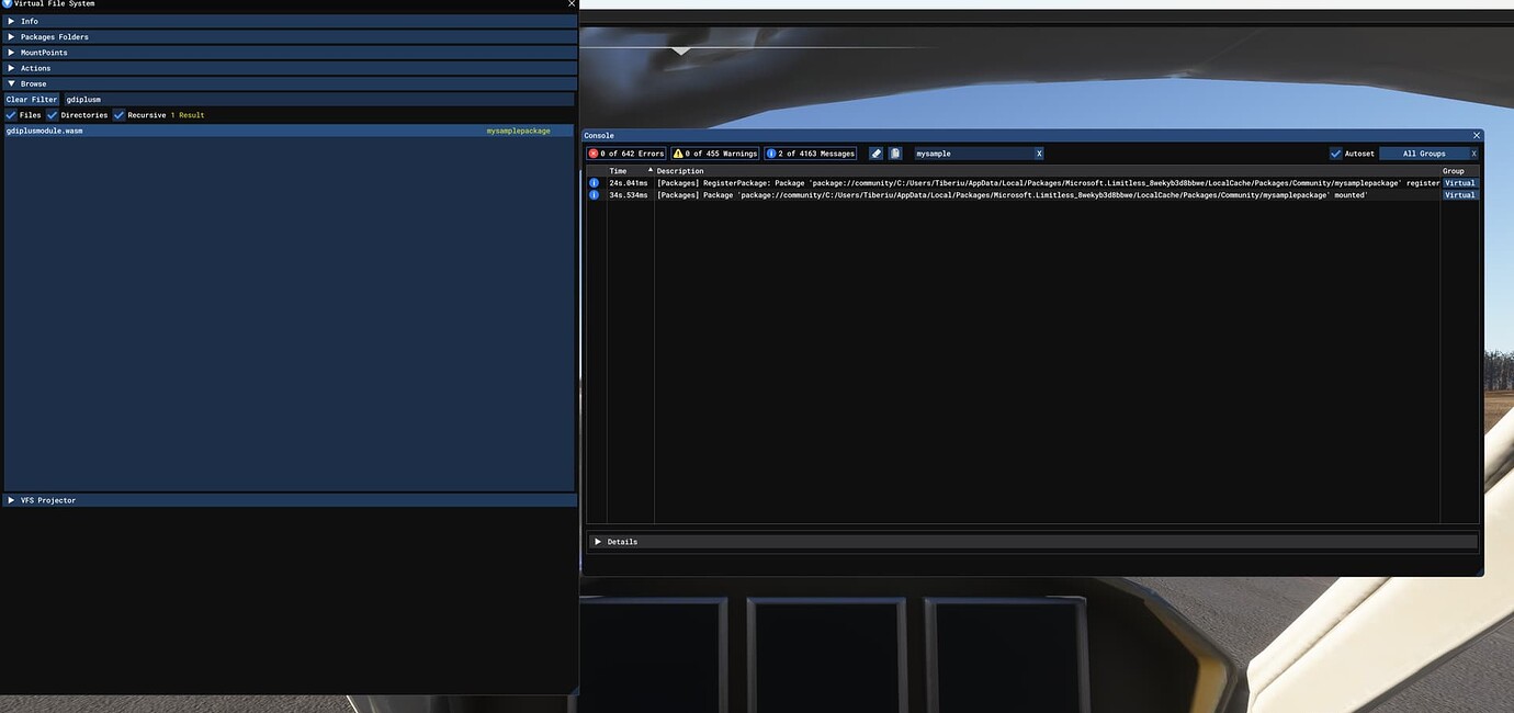 MSFS 2024 WASM Gauge Package Not Loading WASM MSFS DevSupport