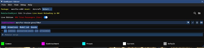 simobject editor without common folder
