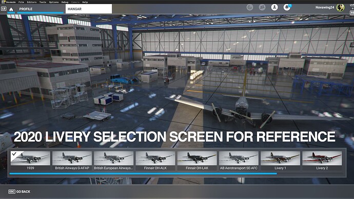 06 2020 LIVERY SELECTION SCREEN FOR REFERENCE