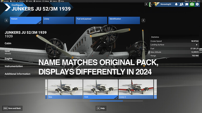 05 NAME MATCHES ORIGINAL PACK, DISPLAYS DIFFERENTLY IN 2024
