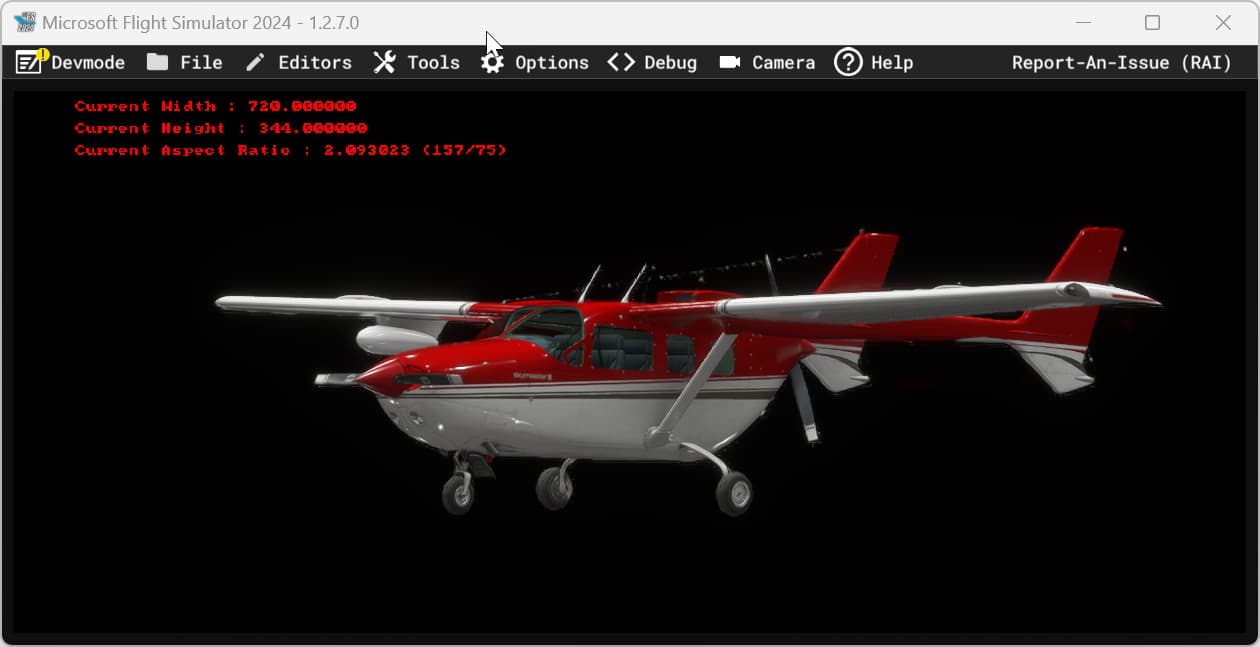 Aircraft Capture Tool Not Saving Respecting Camera Configuration Lighting Parameters In Camera