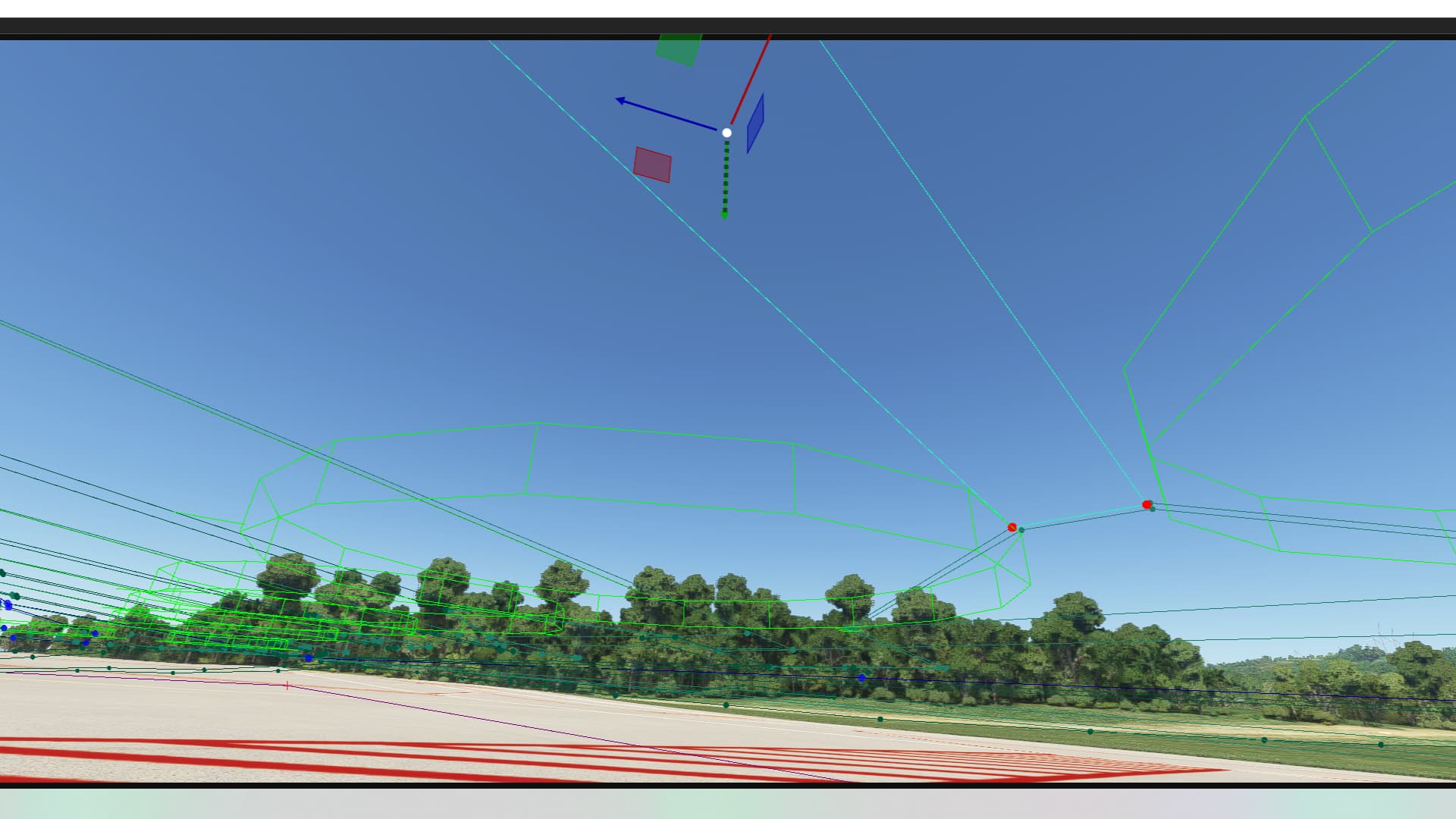 Various objects (aprons, taxiway points and paths, etc.) can sometimes ...