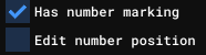 Has number marking
