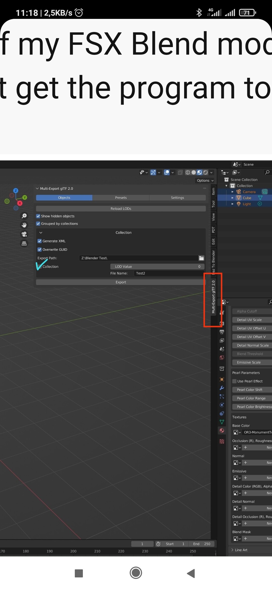 MSFS - Increase emissive bloom in Blender Asobo GLTF exporter?